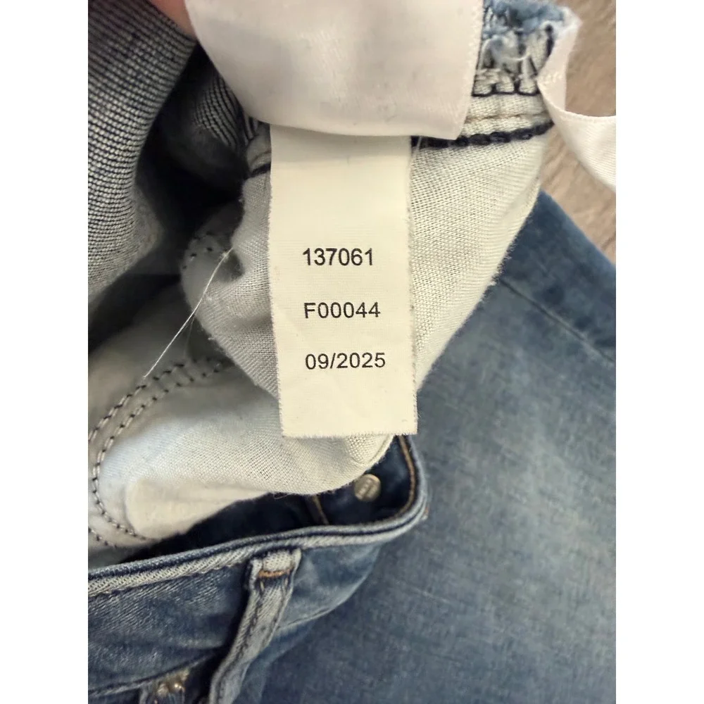 Lucky Brand Lolita Bootcut Jeans Blue Distressed Raw‎ Hem Size 4/27A